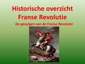 Gevolgen van de Franse revolutie