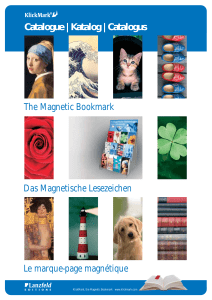 Catalogue | Katalog | Catalogus The Magnetic Bookmark