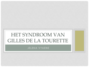 Het syndroom van Gilles de la Tourette