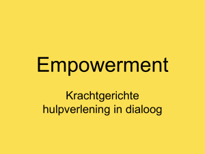 Empowerment - VCLB Koepel