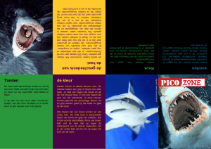 Tanden soorten Reuk de geschiedenis van de haai. de