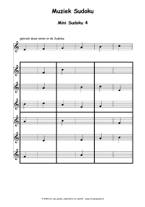 mini muziek sudoku - 4