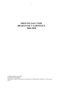 Notitie: Strategische visie Brabantse Vaarwegen