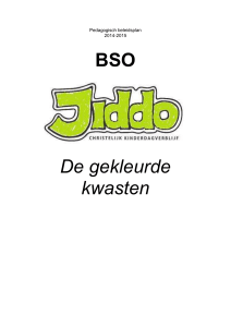 2. De groep BSO Jiddo “de gekleurde kwasten”