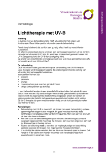 Lichttherapie met UV-B - Streekziekenhuis Koningin Beatrix