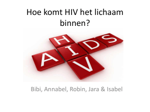 2.2 Hoe komt HIV de mens in?