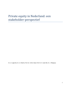 Private equity in Nederland: een stakeholder