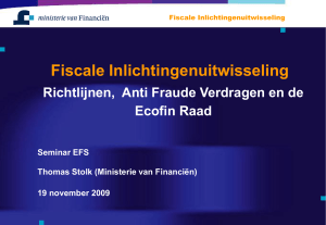 Geen diatitel - Europese Fiscale Studies
