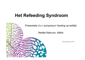 presentatie Refeeding Syndroom