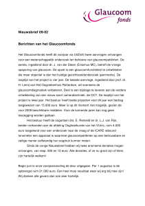 Nieuwsbrief 09-02 Berichten van het Glaucoomfonds