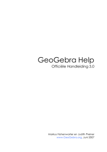Help for GeoGebra 2