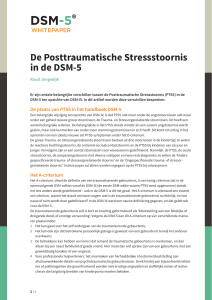 De Posttraumatische Stressstoornis in de DSM
