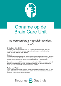 Opname op de Brain Care Unit