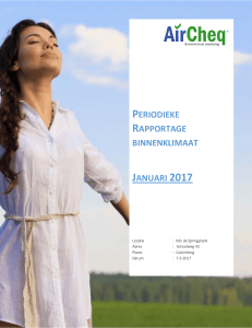 periodieke rapportage binnenklimaat januari 2017