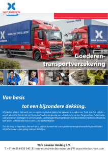 Goederen- transportverzekering