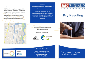 Dry Needling - SMC Rijnland