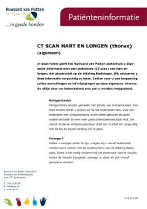 CT SCAN HART EN LONGEN (thorax)