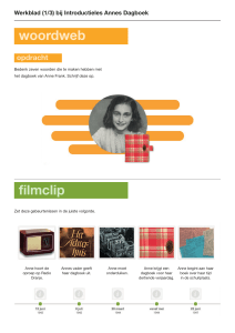 woordweb filmclip - Anne Frank in de klas