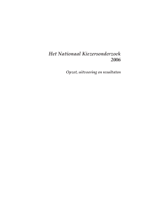 Het Nationaal Kiezersonderzoek 2006
