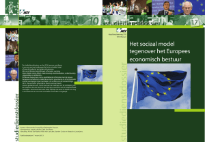 Het sociaal model tegenover het Europees economisch bestuur