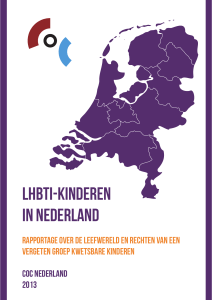 Rapport LHBTI-kinderen in Nederland