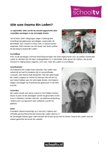 Wie was Osama Bin Laden?