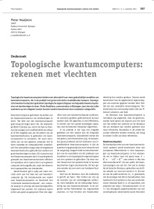 Topologische kwantumcomputers