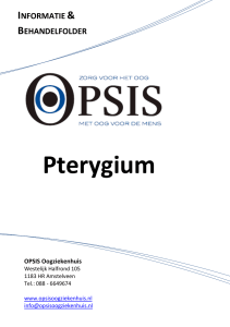 Pterygium - Opsis oogziekenhuis