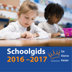 Schoolgids 2016 –2017