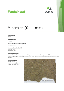 Mineralen (0 - 1 mm)