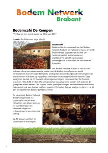 Verslag Bodemcafe De Kempen def
