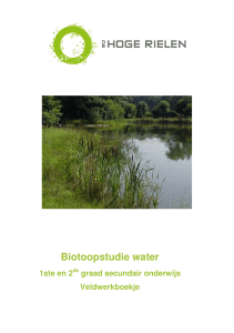 Biotoopstudie water