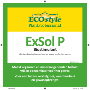 ExSol P Etiket