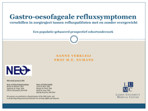 Gastro-oesophageale refluxsymptomen verschillen in zorgtraject