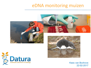 eDNA monitoring muizen