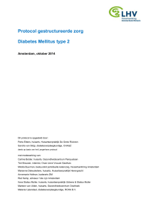 Protocol gestructureerde zorg Diabetes Mellitus type 2