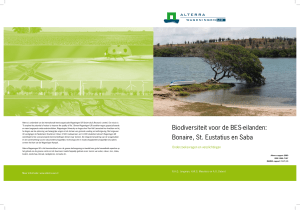 Biodiversiteit voor de BES-eilanden: Bonaire, St. Eustatius en Saba