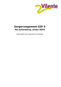 Zorgarrangement 5b - met behandeling zonder BOPZ