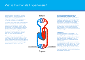Wat is Pulmonale Hypertensie?