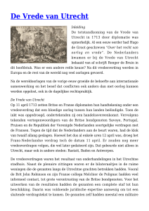 De Vrede van Utrecht - Rozenberg Quarterly