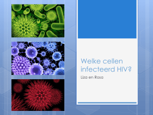 Welke cellen infecteerd HIV?