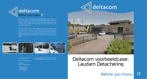 Deltacom voorbeeldcase: Laudam Detachering