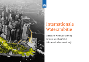 Internationale Waterambitie