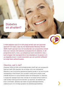 Diabetes en afvallen? - Nederlandse Obesitas Kliniek