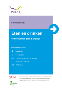 Eten en drinken - Zorg voor Beter