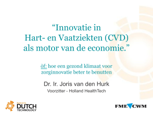 Innovatie in Hart- en Vaatziekten (CVD) als motor