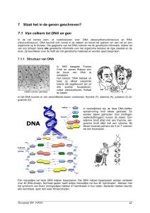 DNA ZOPM - Natuurwetenschappen