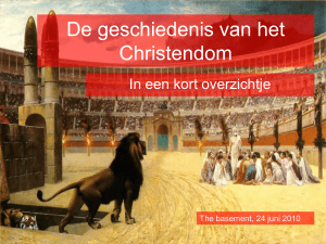 De geschiedenis van het Christemdom