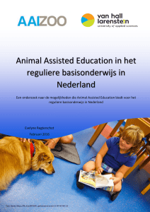 Animal Assisted Education in het reguliere basisonderwijs