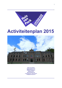 Activiteitenplan 2015 (concept)